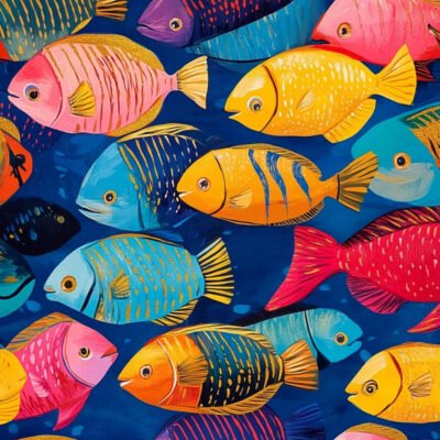 Mexican Cactus Print Prompts for DALL·E